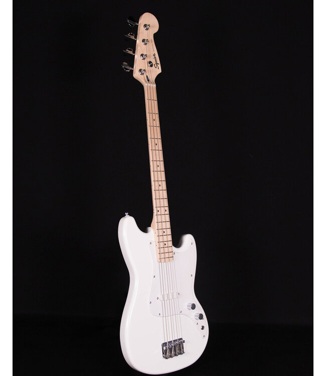 Squier Sonic Bronco Bass, Maple FB, Arctic White