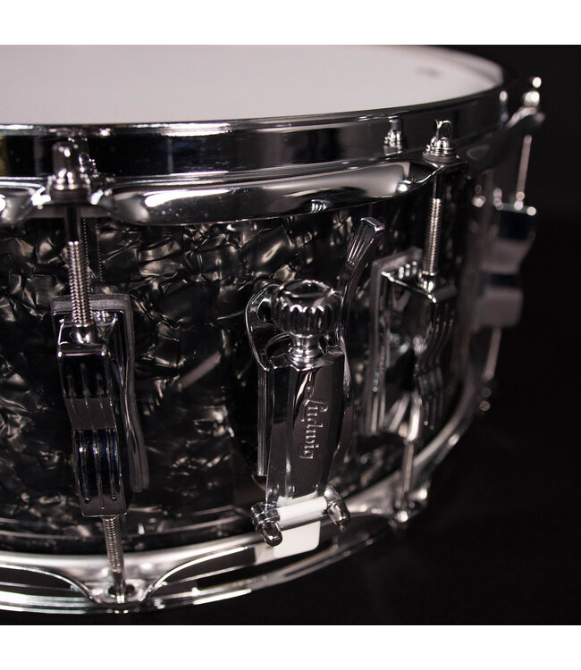 Ludwig 6.5" x 14" NeuSonic Snare Drum, Ebony Pearl
