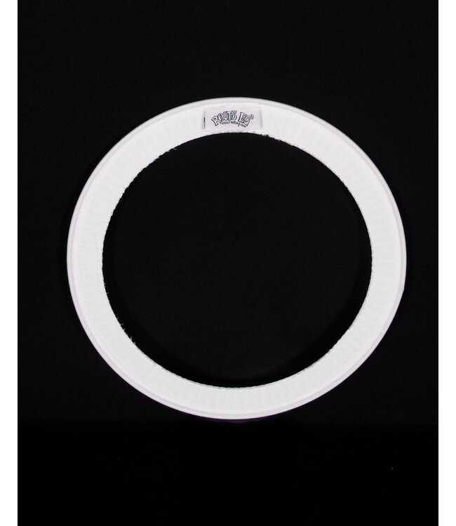 Roots EQ 12" O-Ring Cloth Drum Dampener, White