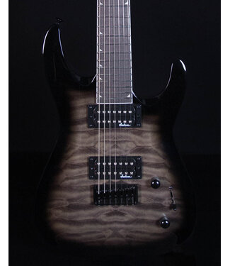 Jackson Jackson JS Dinky Arch Top JS22Q-7 DKA HT, Amaranth FB, Transparent Black Burst