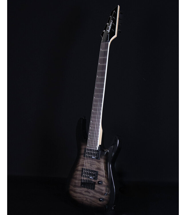 Jackson JS Dinky Arch Top JS22Q-7 DKA HT, Amaranth FB, Transparent Black Burst