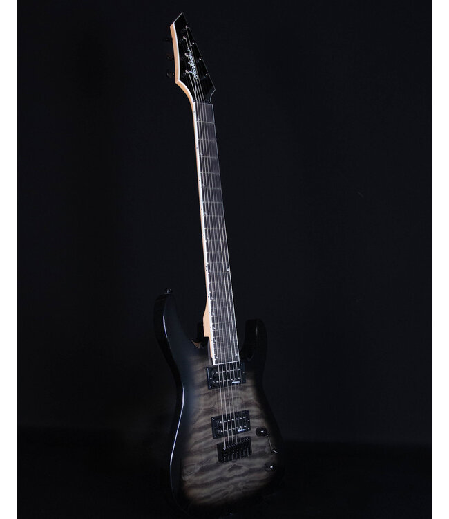 Jackson JS Dinky Arch Top JS22Q-7 DKA HT, Amaranth FB, Transparent Black Burst