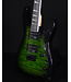 Jackson JS32Q DKA HT Dinky, Arched Top, Amaranth FB, Quilted Transparent Green Burst