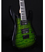 Jackson JS32Q DKA HT Dinky, Arched Top, Amaranth FB, Quilted Transparent Green Burst