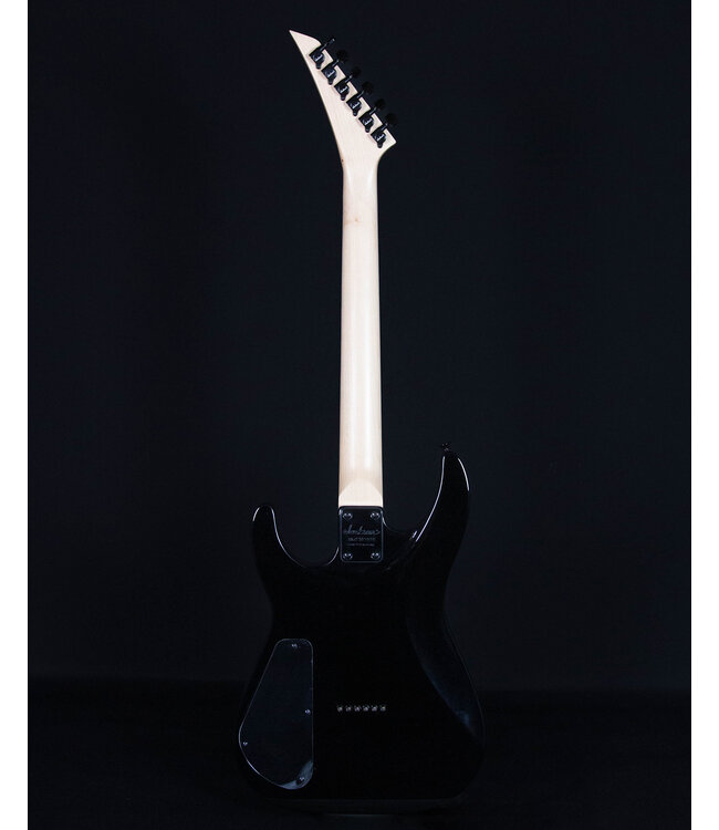 Jackson JS32Q DKA HT Dinky, Arched Top, Amaranth FB, Quilted Transparent Green Burst