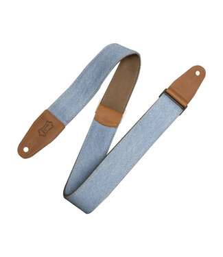 Levy's Levy's 2" Light Blue Wash Denim Strap