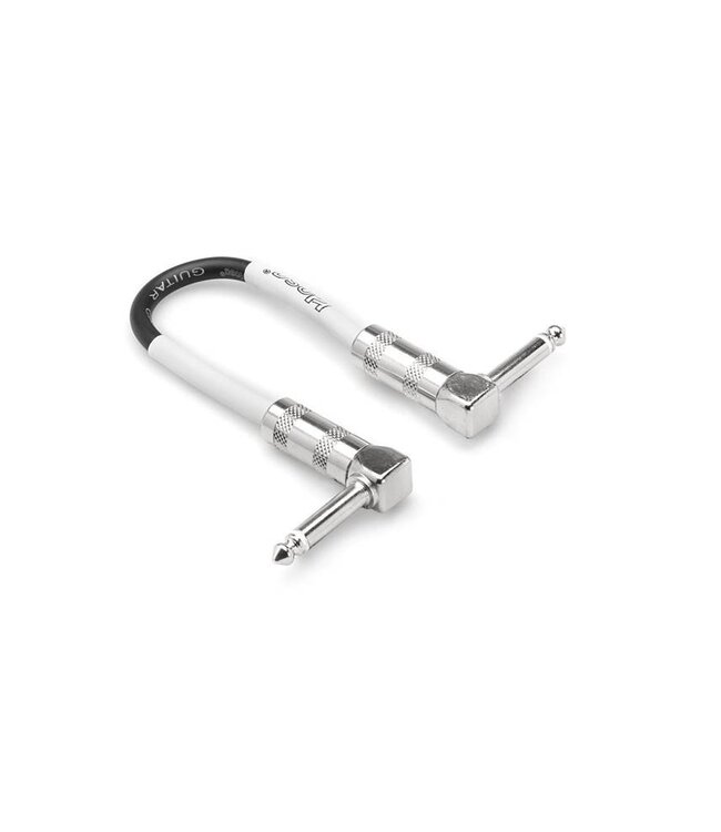 Hosa CPE-106 Guitar Patch Cable, Hosa Right-angle to Same - 6"