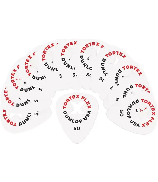 Dunlop Dunlop Tortex® Flex™ X Pick .50mm - 12 Pack