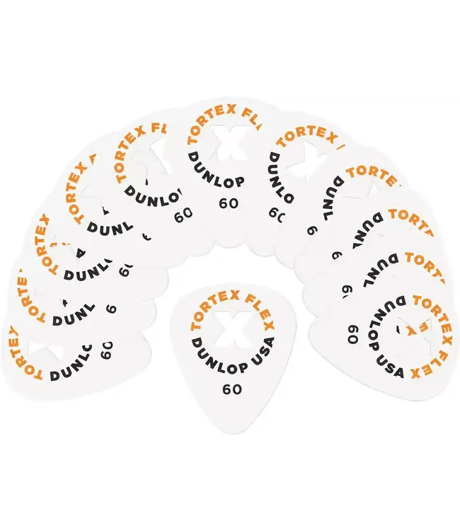Dunlop Dunlop Tortex® Flex™ X Pick .60mm - 12 Pack