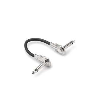 Hosa Hosa IRG-101 Guitar Patch Cable, Low-Profile Right-Angle to Same - 1 Foot
