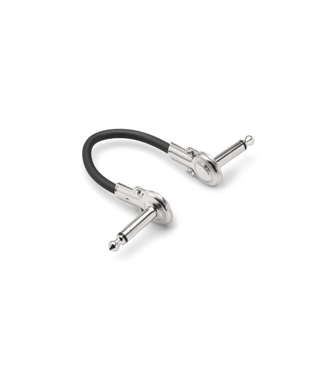 Hosa IRG-101 Guitar Patch Cable, Low-Profile Right-Angle to Same - 1 Foot