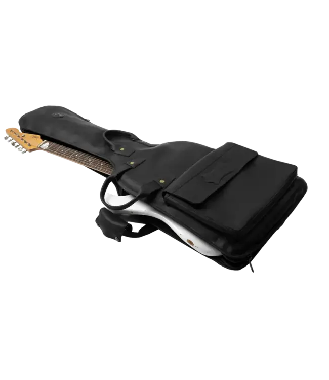 Levy's Solera Premium Leather Electric Guitar Gig Bag - Black