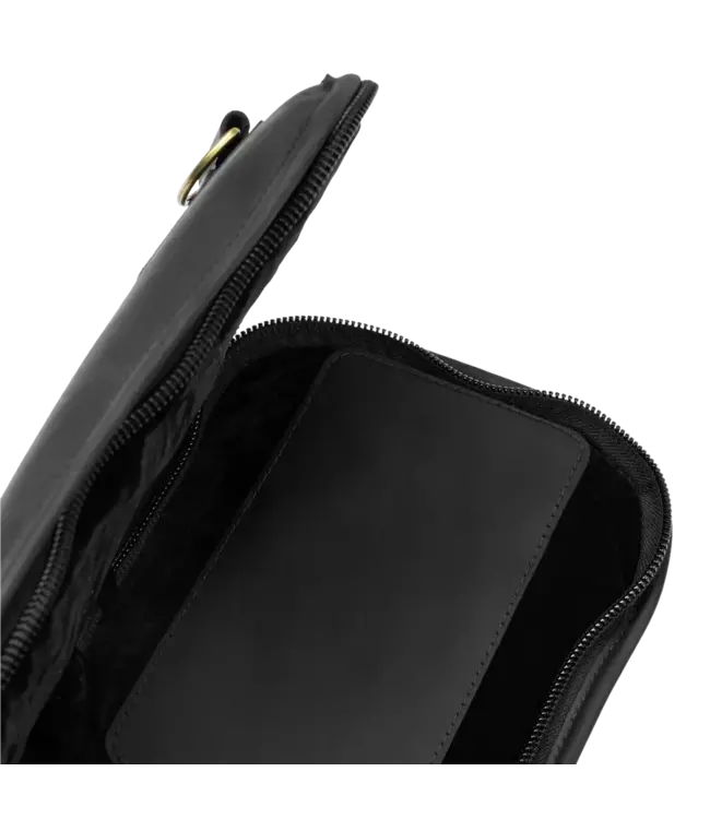 Levy's Solera Premium Leather Electric Guitar Gig Bag - Black