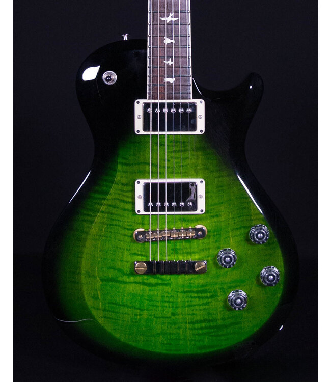 PRS S2 McCarty Single 594, Emerald Green/Black Wrap Burst - USED