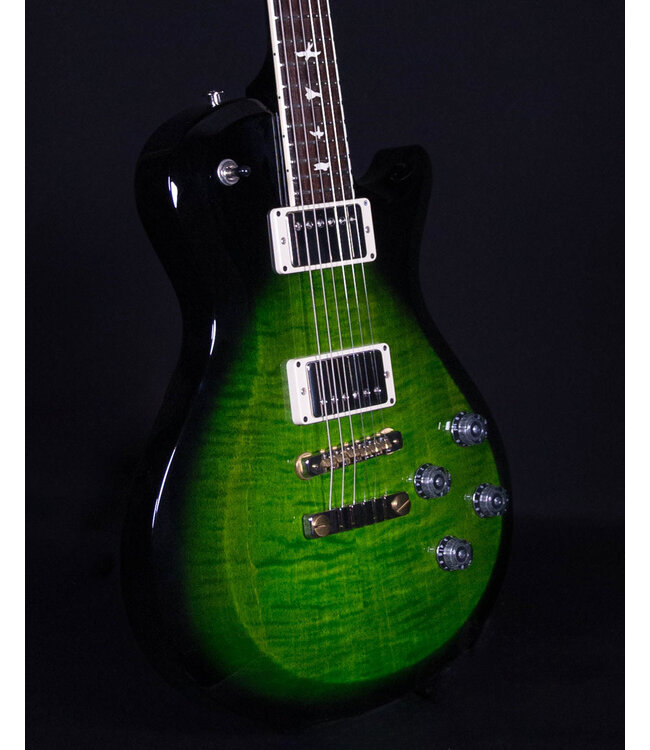 PRS S2 McCarty Single 594, Emerald Green/Black Wrap Burst - USED