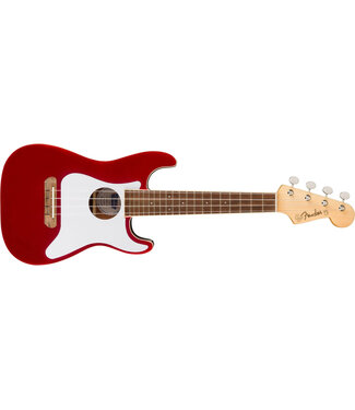 Fender Fender Fullerton Strat Uke, Walnut FB, Candy Apple Red