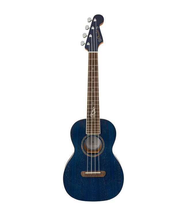 Fender Dhani Harrison Uke, Walnut FB, Sapphire Blue