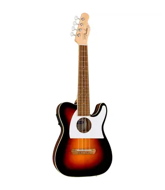Fender Fender Fullerton Tele Uke, Walnut FB, 2-Color Sunburst