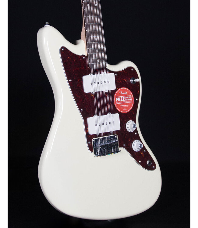 Squier Paranormal Jazzmaster XII, Laurel FB, Olympic White