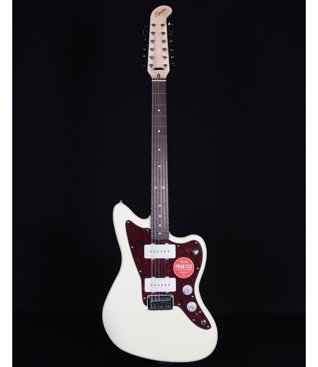 Squier Paranormal Jazzmaster XII, Laurel FB, Olympic White