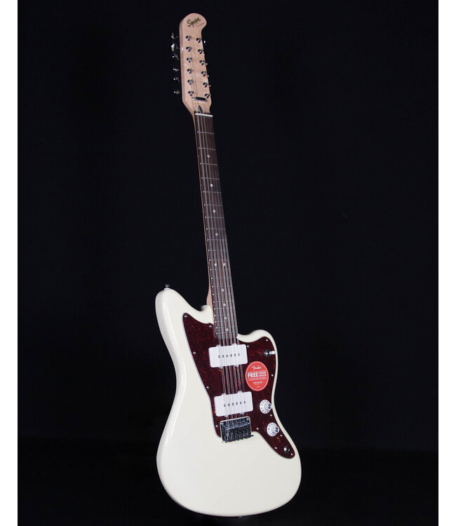 Squier Paranormal Jazzmaster XII, Laurel FB, Olympic White