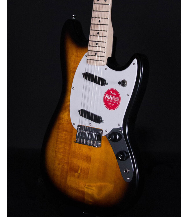 Squier Sonic Mustang, Maple FB, 2-Color Sunburst