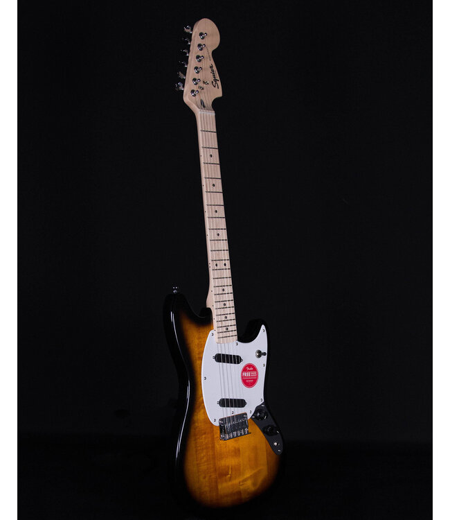 Squier Sonic Mustang, Maple FB, 2-Color Sunburst