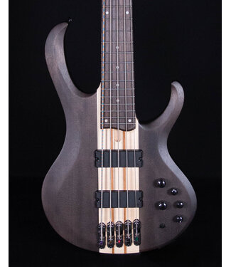 Ibanez Ibanez BTB605 5-String Electric Bass, Transparent Gray Flat