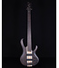 Ibanez BTB605 5-String Electric Bass, Transparent Gray Flat