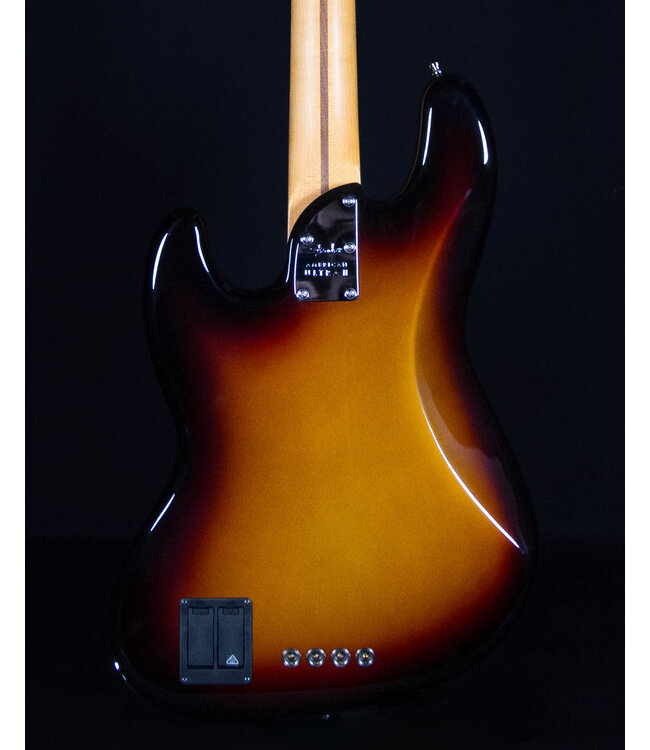 Fender American Ultra II Jazz Bass, Ebony FB, Ultraburst