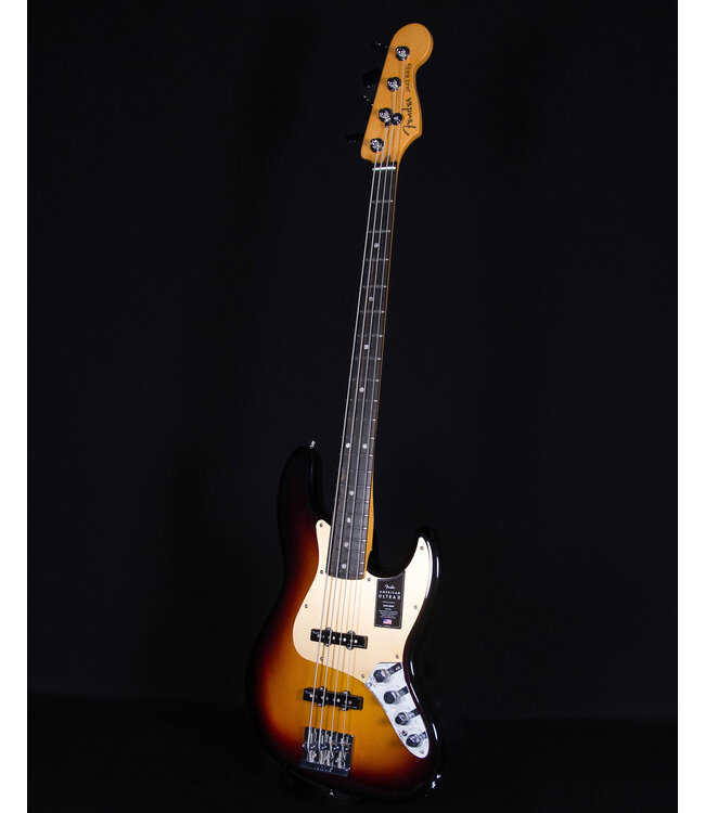 Fender American Ultra II Jazz Bass, Ebony FB, Ultraburst