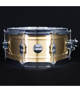 PDP PDP 14" x 6.5" 1.2mm Natural Satin Brushed Brass with Chrome Hardware