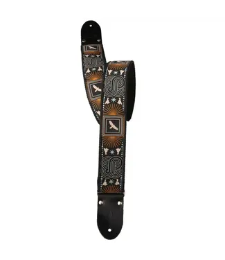PRS PRS 2” PRS Deluxe Retro Strap, Beige Birds, Custom Jacquard