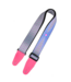 Levy's Levy's 2" Hot Pink Distortion Optical Illusion Print Strap with Neon Pink Leather Ends