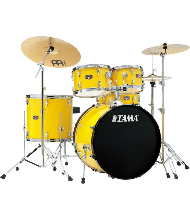 Tama Tama Imperial Star 5-Piece Complete Drumset with Hardware and Cymbals, Electric Yellow
