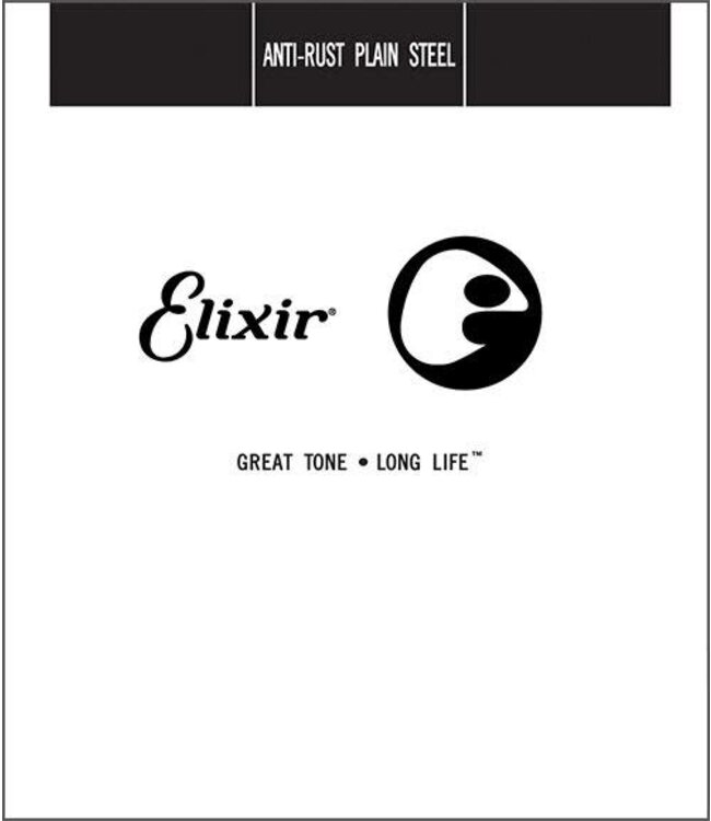 Elixir Single .016 Anti-Rust Plain Steel String
