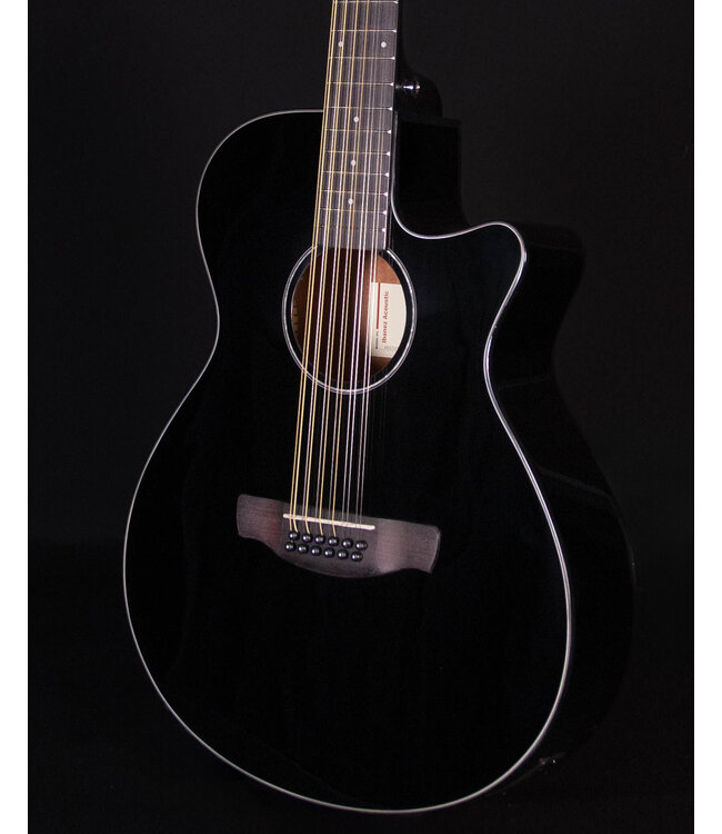 Ibanez AEG5012 12 String Acoustic Guitar, Black