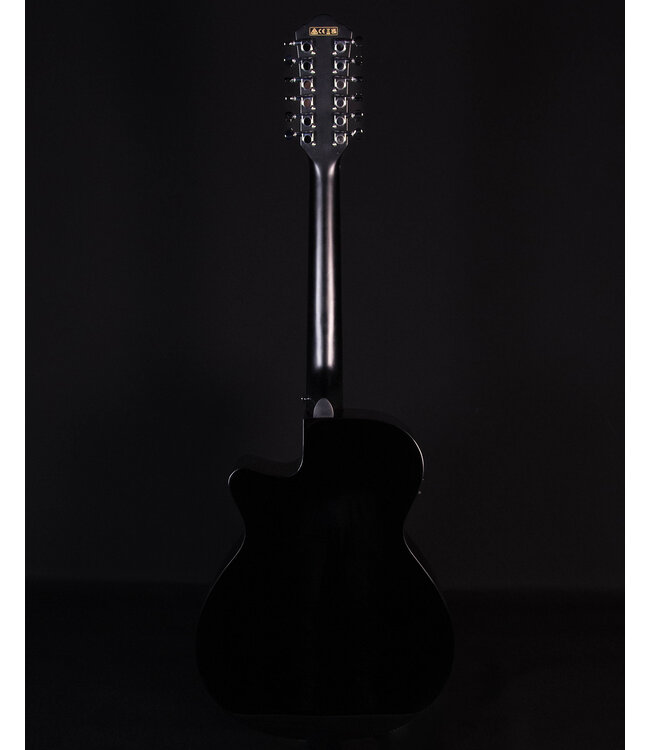 Ibanez AEG5012 12 String Acoustic Guitar, Black