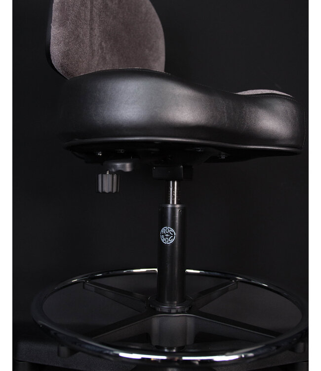 Roc N Soc Lunar with Backrest & Footrest - Grey