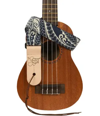 Kala Kala 1.5" Navy Tapa Ukulele Strap