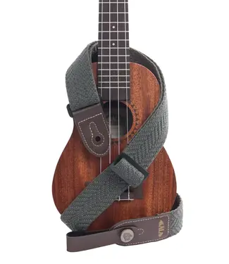 Kala Kala Herringbone Ukulele Strap, Olive