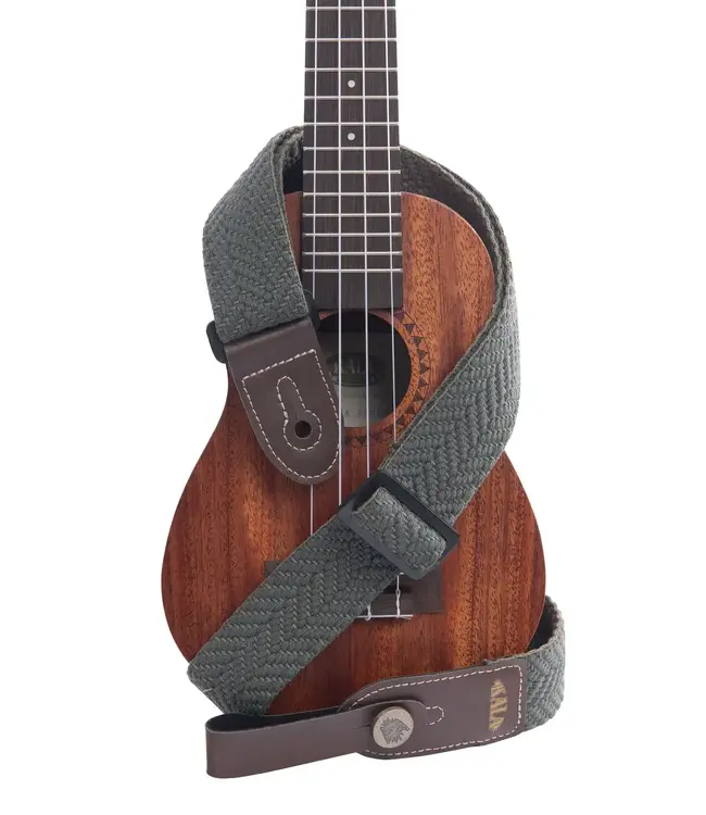 Kala Kala Herringbone Ukulele Strap, Olive