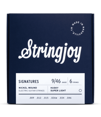 Stringjoy Stringjoy Signatures Nickel Wound Electric Guitar Strings, Husky Super Light  (9-46)