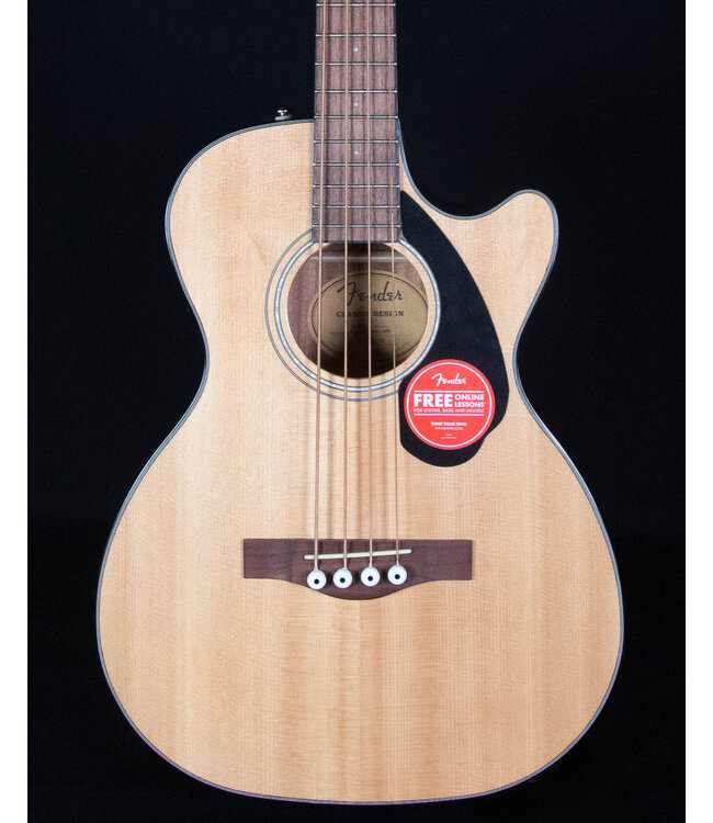 Fender Fender CB-60SCE Acoustic/Electric Bass, Laurel FB, Natural