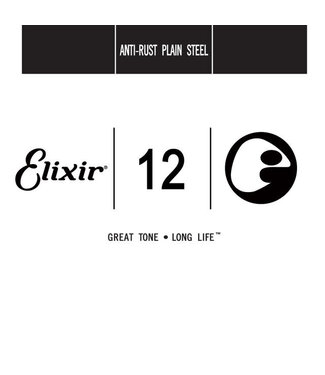 Elixir Elixir Single .012 Anti-Rust Plain Steel String