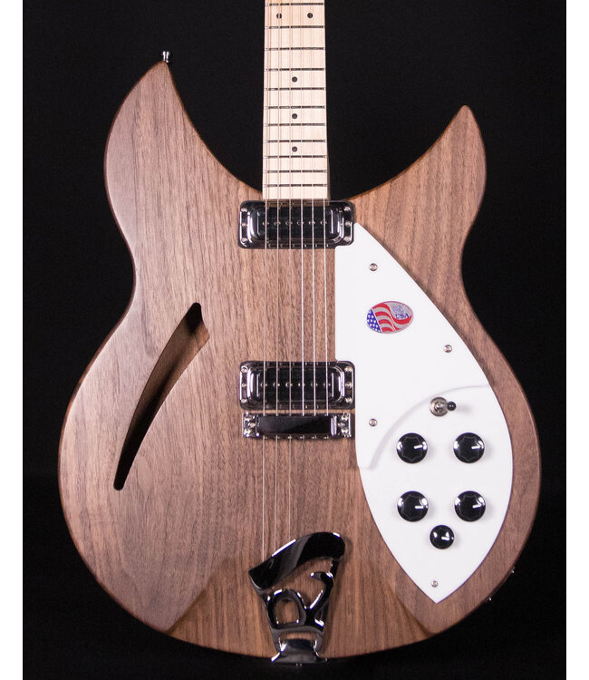 Rickenbacker 330W Thinline Semi-Acoustic, Walnut Body, Maple FB with Case