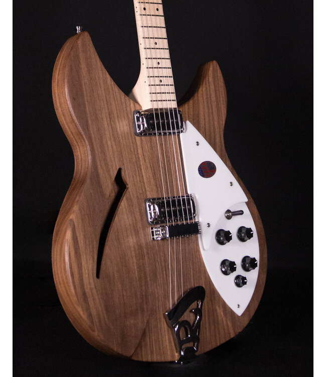 Rickenbacker 330W Thinline Semi-Acoustic, Walnut Body, Maple FB with Case