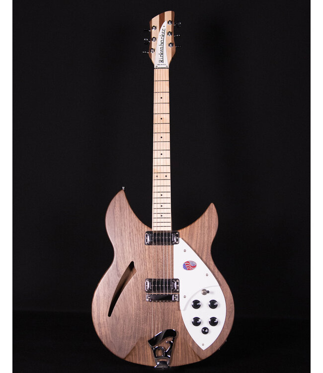 Rickenbacker 330W Thinline Semi-Acoustic, Walnut Body, Maple FB with Case