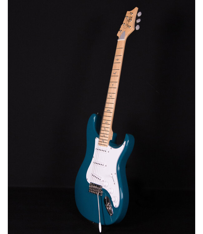 PRS SE Silver Sky, Maple Fingerboard, Nylon Blue