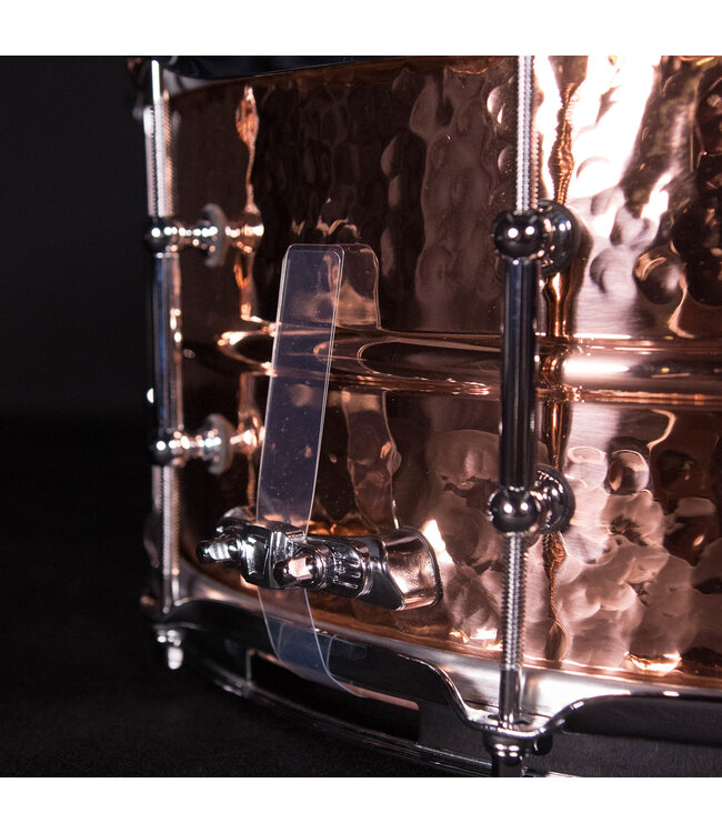 Ludwig 14" x 6.5" Hammered Smooth Copper-Phonic Snare Drum, Tube Lugs